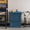 IRIS USA Lockable Heavy Duty Plastic Storage Bins Container with Lids and Secure Latching Buckles - 2 of 4
