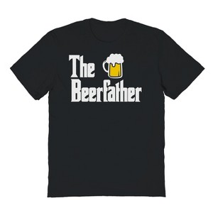 Rerun Island Men's The Beerfather Short Sleeve Graphic Cotton T-Shirt - 1 of 3