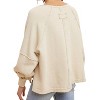 Women's Oversized Pullover Sweater - IN-LOOM - 2 of 2