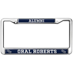 Oral Roberts University Alumni Logo Full Size Standard License Plate Metal Frame - 1 of 4