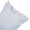 Hope & Henry Girls'  Flutter Sleeve Tiered Eyelet Dress, Infant - 2 of 4