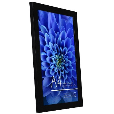 Black A4 Picture Frame with Shatter-Resistant Glass