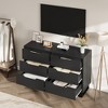 GustoWave 6 Dresser for Bedroom, 47.2" Wide Dresser, Freestanding Vertical Drawer Cabinet with Storage, Wooden Closet Storage Chest for Living Room - 4 of 4