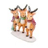 Transpac Resin Dancing Deer Set of 3 Decorative Figurines for Christmas Multicolor Tabletop Decor and Holiday Gifts - 2 of 3