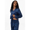 SilkSilky Women's Pure Silk Button Up Pajamas - 4 of 4