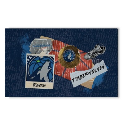 NBA Minnesota Timberwolves Display Washable Rug 32 x 62 Inches