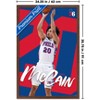 Trends International NBA Philadelphia 76ers - Jared McCain 25 Framed Wall Poster Prints - 3 of 4