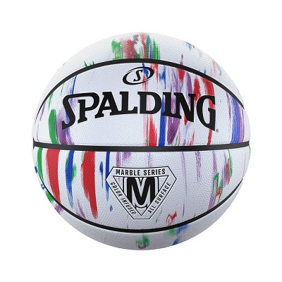 Spalding 29.5'' Basketball - Marble White