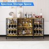 Multi-Functional Wine Rack - Space-Saving Bottle Storage, Ideal for Home Bar Kitchen Dining Area Decor & Organization - 3 of 4