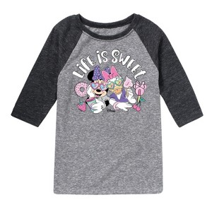 Boys' - Disney - Life Is Sweet Raglan Graphic T-Shirt - 1 of 4