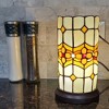 Amora Lighting Tiffany Style Floral Mini Table Lamp 10 Inches Tall - 3 of 4