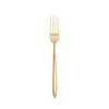 Fortessa Tableware Solutions 5pc Velo Brushed Gold Plated Flatware Set: 18/10 Stainless Steel, Dishwasher-Safe, Service for 1 - 2 of 4