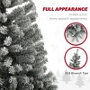 FURNIinspire Artificial Trees Tall Artificial Christmas Tree With Metal Stand For Home, Holiday Party, Christmas Decor, Green, 26.8"*26.8"*88.6" - 4 of 4