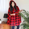Catalonia Women's Fuzzy Fleece Cardigan, Open Front No Sleeve Shrug, Cozy Hoodie Blanket Shawls Wearable, Valentine’s Day Gift Woman - 2 of 4