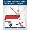 Acekool 25 Gallon Oil Drain Pan Cart, Low Profile Oil Change Pan with 8ft Hose, Folding Handle, Rolling Wheels, Garage Tool for Car, SUV, Truck, RV - 2 of 4