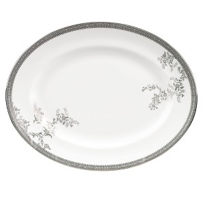 Vera Wang Lace Oval Platter 35.7cm 14in - 1 of 1