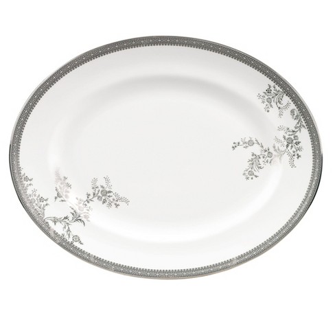 Vera Wang Lace Oval Platter 35.7cm 14in - image 1 of 1