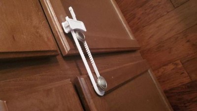 Safety 1st Cabinet Slide Lock, Childproof Cabinet Locks