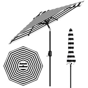 Garvee 9FT Patio Umbrella Outdoor, Market Umbrella, Table Umbrella with Push Button Tilt and Crank, UV Protection for Garden - 1 of 4