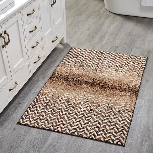 Better Trends Casablanca 100% Micro Polyester Knitted Chevron Pattern ...