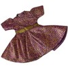 Doll Clothes Superstore Metallic Color Dress For Little Baby Dolls - 4 of 4