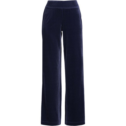 Women's Long Velvet Pull-On Pants