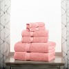 Luxury Cotton Heavyweight Ultra-Plush 6 Piece Towel Set by Blue Nile Mills - 2 of 4