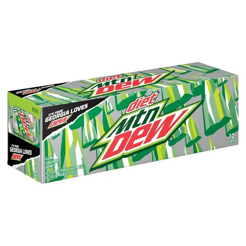 diet mountain dew ultraviolet soda 12 oz 12pk