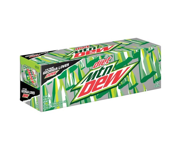 Diet Mountain Dew Citrus Soda - 12pk/12 fl oz Cans