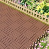 Dolonm 44PCS 12"x12" Plastic Interlocking Deck Tiles - Waterproof Outdoor Flooring for Patio, Pool & Balcony - 3 of 4