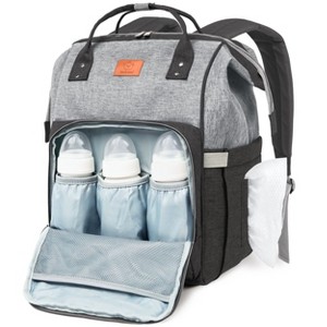 KeaBabies Original Diaper Bag Backpack, Multi Functional, Water-resistant, Large Baby Bags for Girls, Boys - 1 of 4