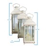 Traditional Ivory Metal Lantern (Set of 3) - 3 of 4