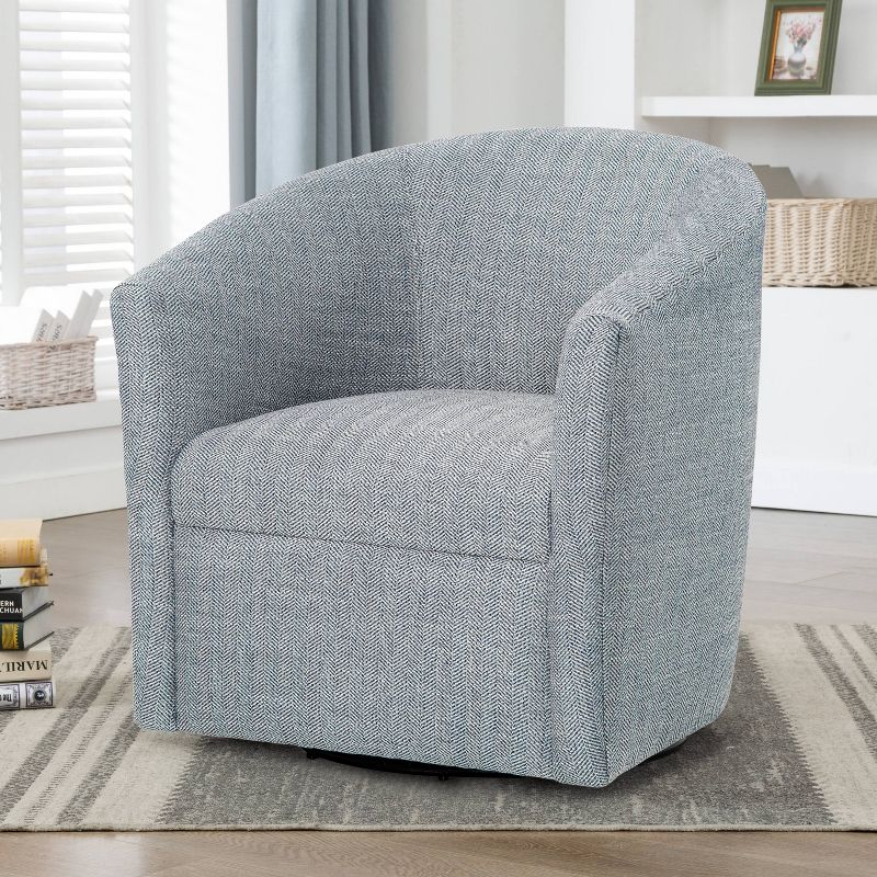 Comfort Pointe Lynton Swivel Accent Chair, 3 of 8