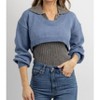 Women's Minelli Contrast Two Piece Top - SUNDAYUP - 3 of 4