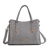 MKF Collection Aurelia Crocodile-Embossed Vegan Leather Women's Tote Stylish Shoulder Handbag by Mia K - 2 of 4