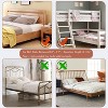 MaseiKar Bedside Shelf for Bed, Foldable Bunk Bed Shelf Organizer for Room Essentials Clip On Nightstand Bed Side Shelf Tray - 2 of 4