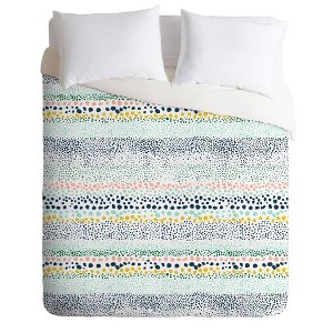 King Ninola Design Comforter & Sham Set Blue/White - Deny Designs