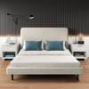 Manhattan Comfort Set of 2 Granville Nightstands with Drawer White: Modern Design, Pine Frame, Metal Glides, Storage Shelf - 2 of 4