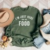 Simply Sage Market Women's Graphic Sweatshirt I'm Just Here For The Food - 2 of 2