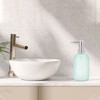 Unique Bargains Durable Cylinder Frosted Soap Dispenser 1 Pc - 2 of 4