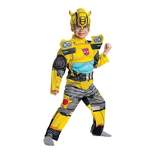 Boys' Transformers Bumblebee Muscle Jumpsuit Costume - 3T-4T - Yellow