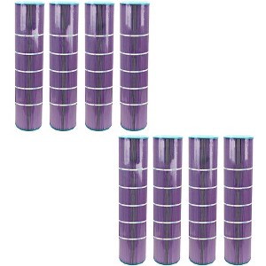 Hurricane 8 Pack HF7472-04P Platinum Purple Pool Filter Cartridge for PCC130, Unicel C-7472, Filbur FC-1978 Clean & Clear Plus 520, Crystal Water 525 - 1 of 4