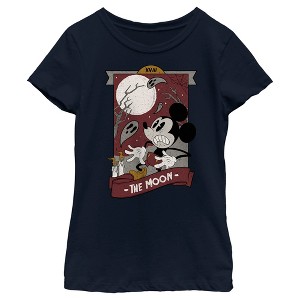 Girl's Disney Mickey Mouse The Moon T-Shirt - 1 of 4