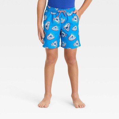 Boys' Celebration Shark Swim Trunks - Cat & Jack™ Blue