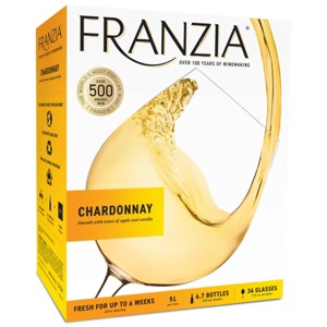 Franzia Chardonnay White Wine - 5L Box - 1 of 4