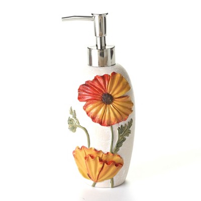 Lakeside Watercolor Floral Soap or Lotion Mechanical Soap Pump Dispenser