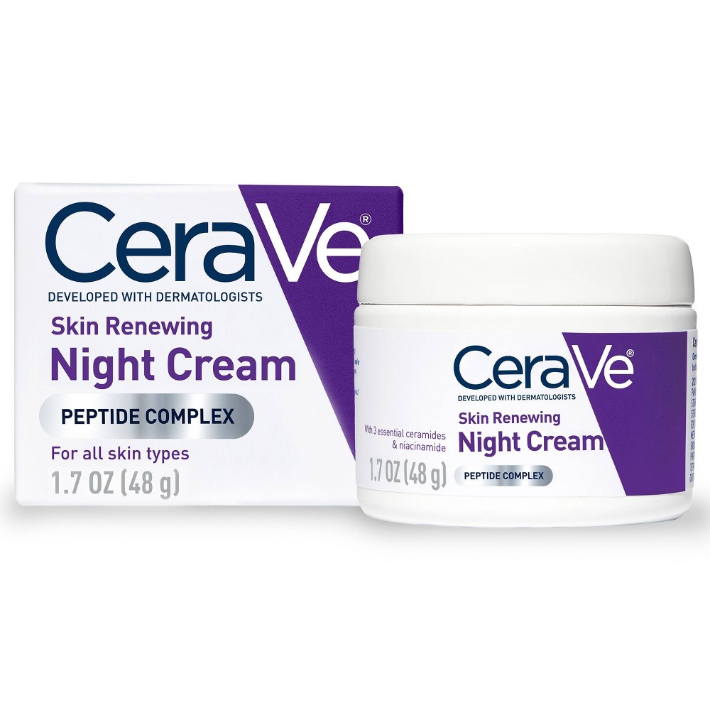 UPC 301872484029 product image for CeraVe Skin Renewing Night Cream Face Moisturizer - 1.7 fl oz | upcitemdb.com