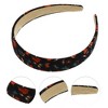 Unique Bargains Women's Classic Elegant Retro Floral Headband Black 1 Pc - 2 of 4