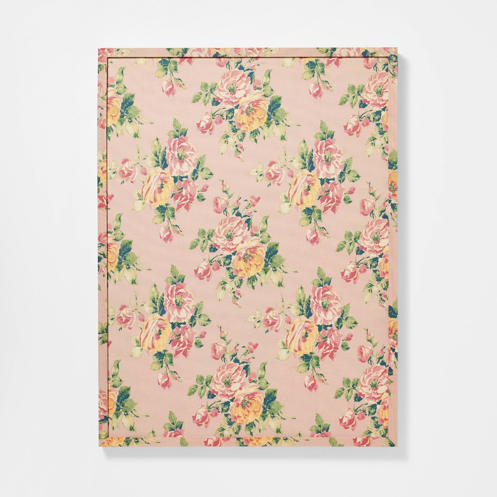 36"x27" Flower Fabric Pinboard - Threshold™ designed with Studio McGee