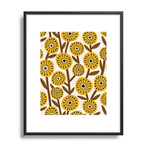 Alisa Galitsyna Mid Century Garden Metal Framed Art Print - Deny Desings - 1 of 3